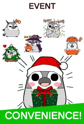 Pesoguin Stickers android App screenshot 0